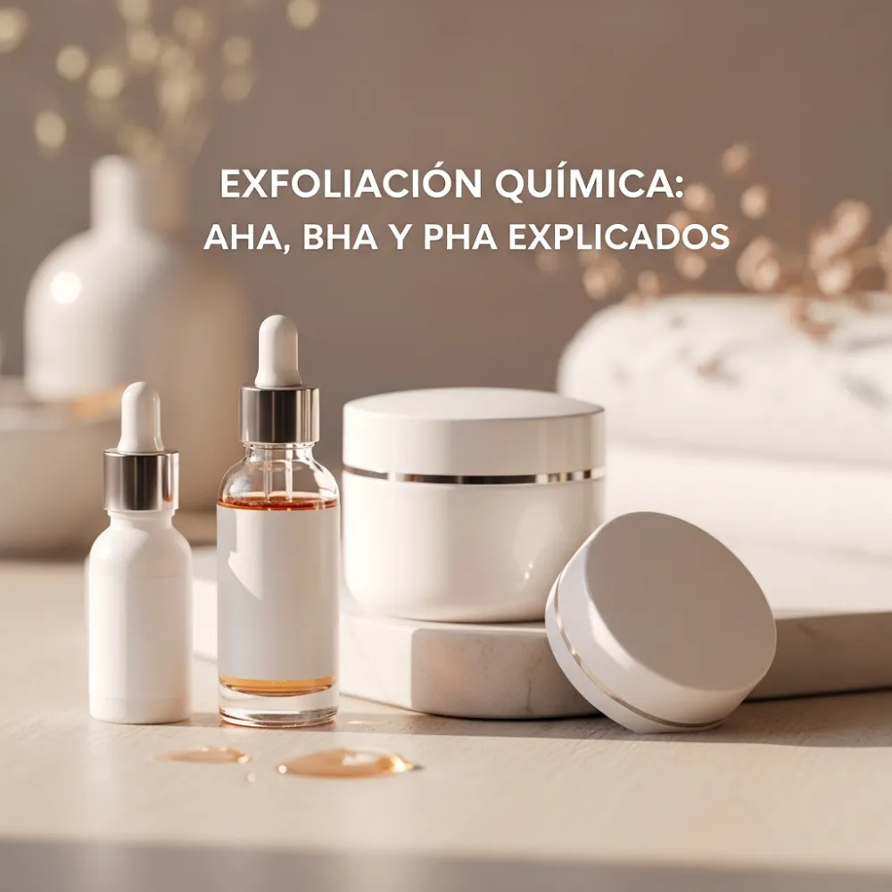 Exfoliación Química: AHA, BHA y PHA Explicados