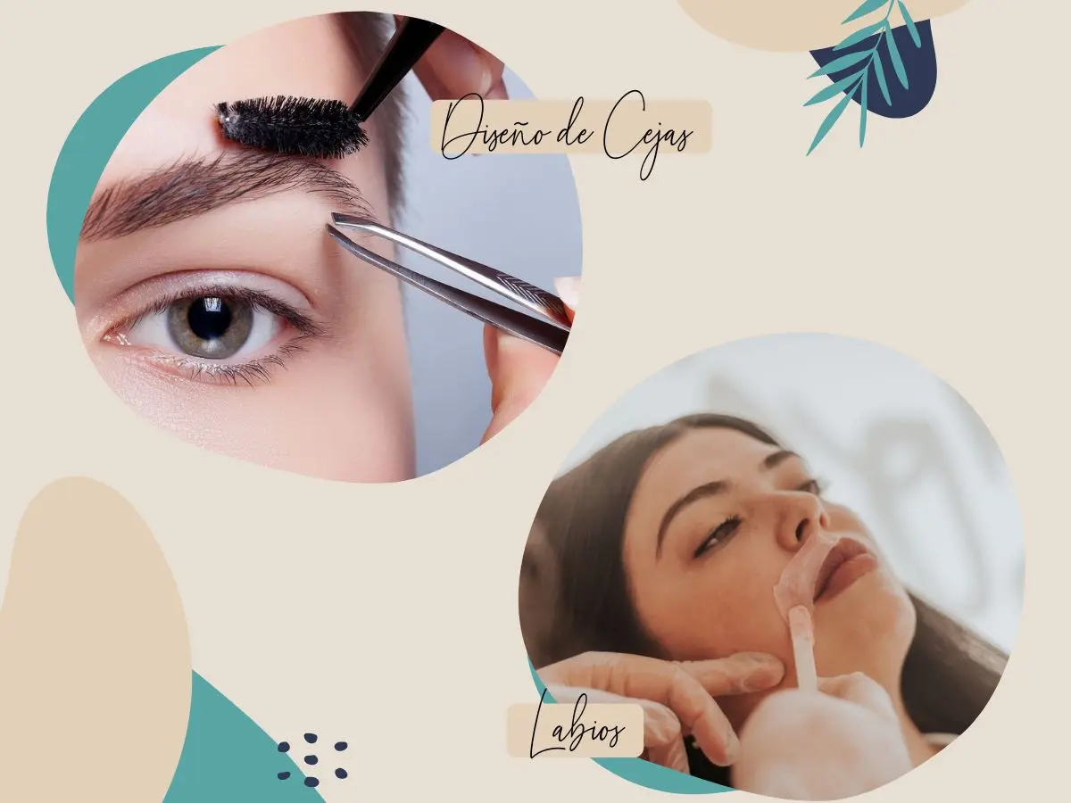 Diseño cejas + labio 1 depilacion